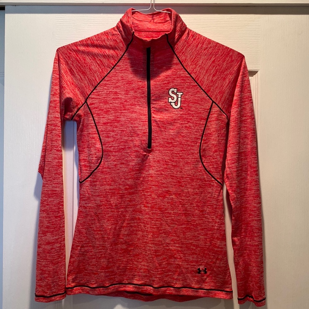 Women’s St. John’s University light weight, long sleeve warm up sweatshirt sz.S